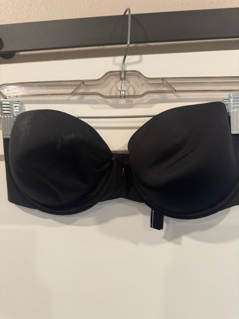 Victoria's Secret Black Strapless Bandeau Bra